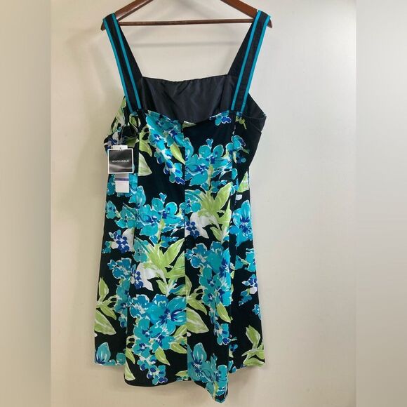R&K 18 Vintage Floral Milkmaid Bombshell Sundress - Picture 12 of 12